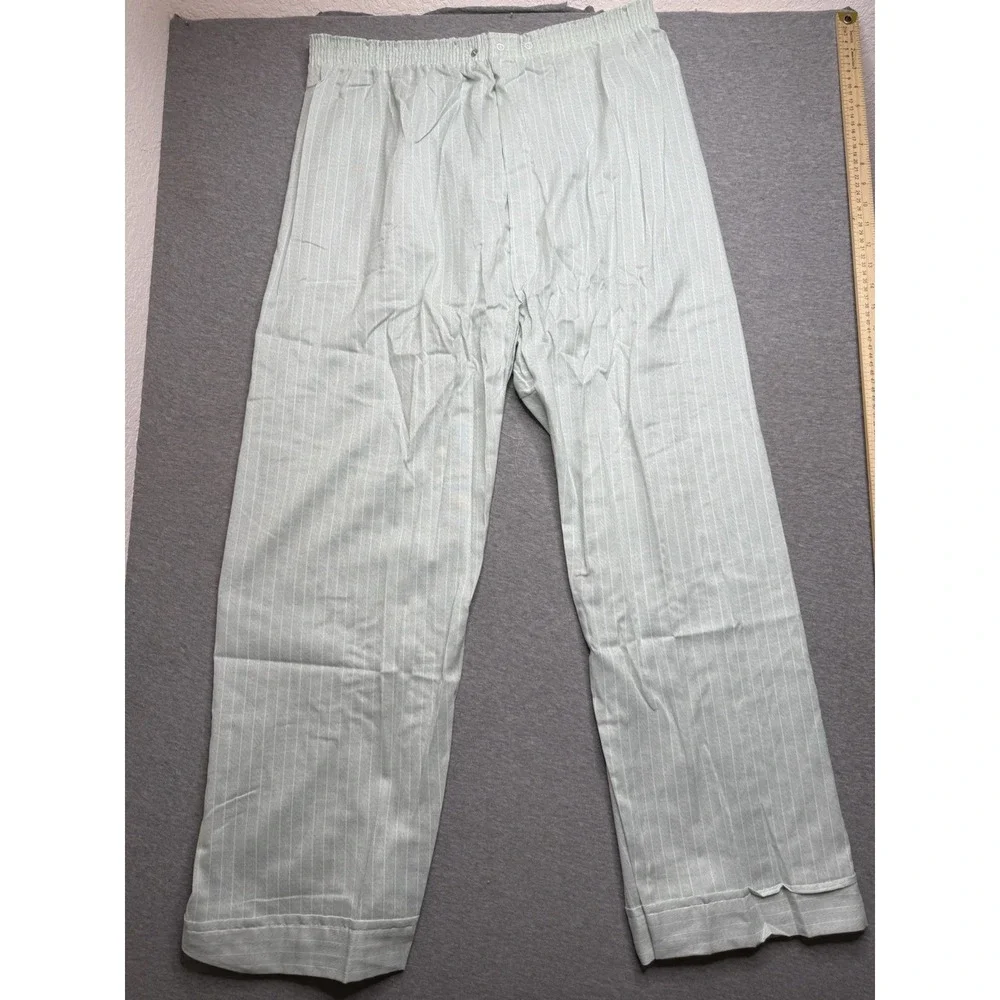 Vintage John Wanamaker Long Sleeve Mens‎ Poly/cotton Pajamas Extra Large